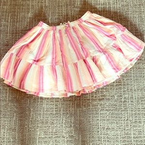 Girls pink, orange, and white skirt/tutu